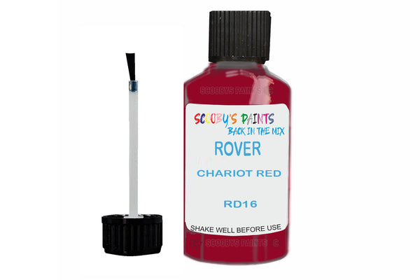 Mixed Paint For Triumph Tr4, Chariot Red, Touch Up, Rd16