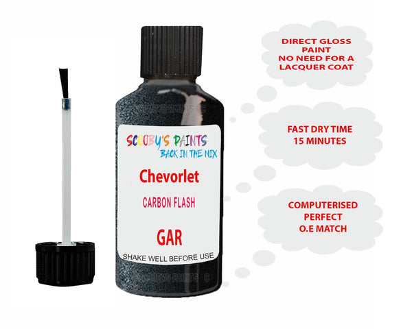 Gar Paint Code For Chevrolet Captiva CARBON FLASH Black Touch Up Paint Code GAR – Auto ...
