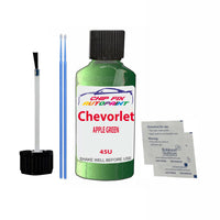 Chevrolet Matiz Apple Green Touch Up Paint Code 45U Scratcth Repair Paint