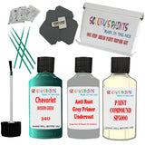 Chevrolet Modern Green Car Detailing And Polish Finish Kit