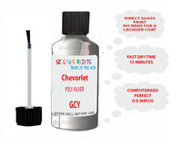 Chevrolet Poly Silver Paint Code Gcy