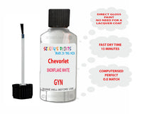 Chevrolet Snowflake White Paint Code Gyn