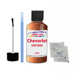 Chevrolet Aveo Sunset Orange Touch Up Paint Code 54U Scratcth Repair Paint