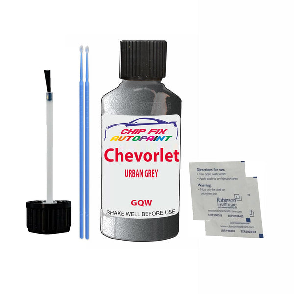 Chevrolet Aveo Urban Grey Touch Up Paint Code Gqw Scratcth Repair Paint