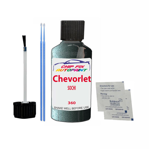 Chevrolet Cheviniva Sochi Touch Up Paint Code 360 Scratcth Repair Paint