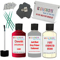 Chevrolet Crystal/Impuls Red Car Detailing And Polish Finish Kit