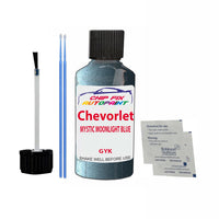 Chevrolet Orlando Mystic Moonlight Blue Touch Up Paint Code Gyk Scratcth Repair Paint