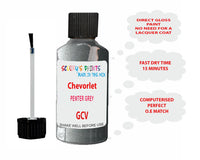 Chevrolet Pewter Grey Paint Code Gcv