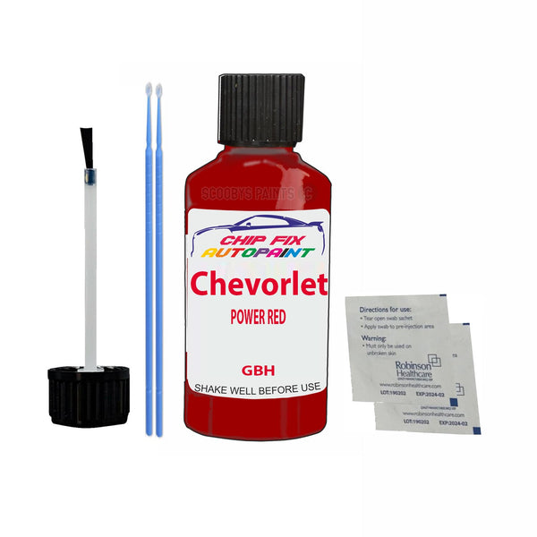 Chevrolet Cruze Power Red Touch Up Paint Code Gbh Scratcth Repair Paint