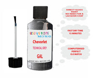 Chevrolet Technical Grey Paint Code Gal