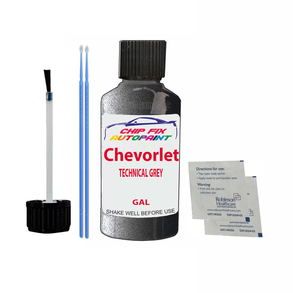 Chevrolet Cruze Technical Grey Touch Up Paint Code Gal Scratcth Repair Paint