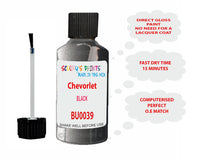 Chevrolet Black Paint Code Bu0039