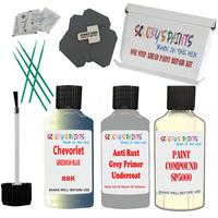 Chevrolet Greenish Blue Car Detailing And Polish Finish Kit