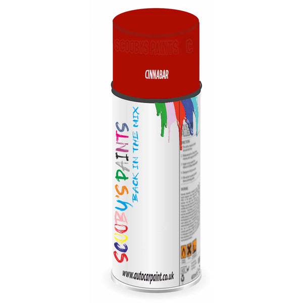 Mixed Paint For Mg Montego Cinnabar Red Aerosol Spray A2