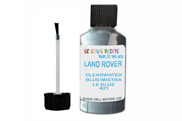 Mixed Paint For Land Rover Range Rover, Clearwater Blue/Mistrale Blue, Touch Up, 421