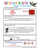 Genuine ROVER Paint, COLORADO RED Touch-up paint Code RD2, Automotive Paint, Factory-Matched Colour, Quick Fix, Long-Lasting, Precision Application, Protect Against Rust, Expertly Formulated