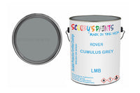 Mixed Paint For Rover 3500/Sd1, Cumulus Grey, Code: Lmb, Silver-Grey