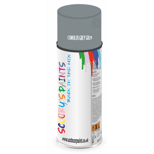 Mixed Paint For Austin Mini Cumulus Grey Gr29 Aerosol Spray A2