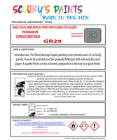 CUMULUS GREY GR29 Aerosol Spray Paint Code GR29 Classic MG Model MGB GT Automotive Restorative Paint Vehicle Touch-Up MG GR29 Paint Car Restoration DIY Auto Painting Classic Car Refinishing High-Quality Spray Paint Automotive Finish Vehicle Restoration Supplies Custom Car Paint Auto Body Paint Aerosol Can Automotive Refinishing Paint for Classic Cars