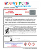 CUMULUS GREY GR29 Aerosol Spray Paint Code GR29 Classic MG Model Magnette Automotive Restorative Paint Vehicle Touch-Up MG GR29 Paint Car Restoration DIY Auto Painting Classic Car Refinishing High-Quality Spray Paint Automotive Finish Vehicle Restoration Supplies Custom Car Paint Auto Body Paint Aerosol Can Automotive Refinishing Paint for Classic Cars
