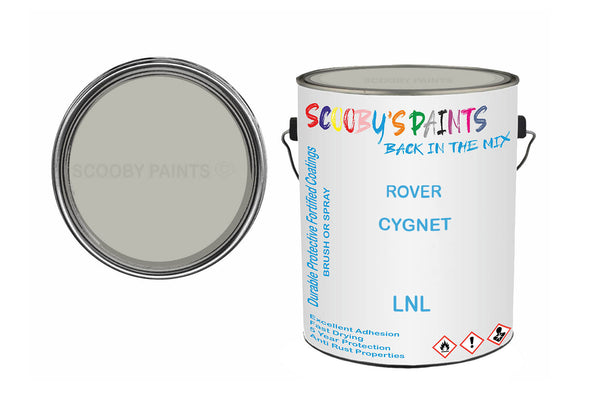 Mixed Paint For Morris Ital, Cygnet, Code: Lnl, Silver-Grey