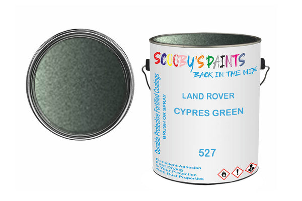 Mixed Paint For Land Rover Range Rover, Cypres Green, Code: 527, Green