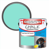 Denny's Chalk Paint For Cabinets Colour- Calm Classic Soft Turquoise - Matte Scuffproof Easy-Clean