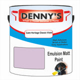 Denny's Emulsion Paint For Walls Colour- Calm Heritage Classic Violet - Matte Wipe-Clean Durable Coverage