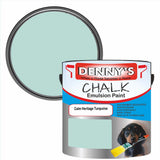 Denny's Chalk Paint For Cabinets Colour- Calm Heritage Turquoise - Matte Scuffproof Easy-Clean