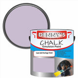 Denny's Chalk Paint For Walls Colour- Calm Soft Heritage Violet - Matte Wipe-Clean Coverage