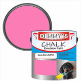 Denny's Chalk Paint For Walls Colour- Cameo Cherry Soft Pink - Matte Wipe-Clean Coverage