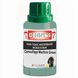 Denny's Stain Paint For Sheds Colour- Camouflage Machine Green - Weatherproof Uv-Safe Nourish