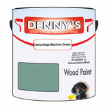 Denny's Wood Paint For Decking Colour- Camouflage Machine Green - Anti-Slip Weatherproof Durable