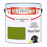 Denny's Wood Paint For Decking Colour- Camouflage Machinery Green - Anti-Slip Weatherproof Durable