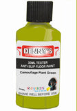 Denny's Floor Paint For Grip Coating Colour- Camouflage Plant Green - Anti-Slip Hardwearing Safe