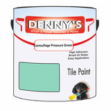 Denny's Tile Paint For Commercial Areas Colour- Camouflage Pressure Green - High-Traffic Durable Easy-Clean