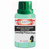 Denny's Stain Paint For Fences Colour- Camouflage Pressure Green - Weatherproof Uv-Safe Protect