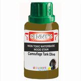 Denny's Stain Paint For Decking Colour- Camouflage Tank Olive - Anti-Slip Weatherproof Nourish