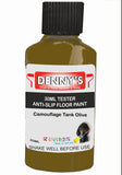 Denny's Floor Paint For Grip Coating Colour- Camouflage Tank Olive - Anti-Slip Hardwearing Safe