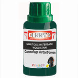 Denny's Stain Paint For Sheds Colour- Camouflage Verdant Green - Weatherproof Uv-Safe Nourish