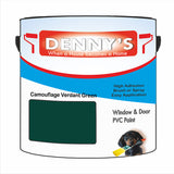 Denny's Plastic Paint For Pipes Colour- Camouflage Verdant Green - Chemical-Safe Impactproof Durable
