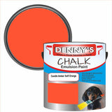 Denny's Chalk Paint For Ceilings Colour- Candle Amber Soft Orange - Matte Stain-Hide Ceiling