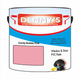 Denny's Plastic Paint For Outdoor Furniture Colour- Candy Bubble Pink - Weatherproof Uv-Safe Scuffproof