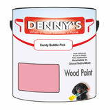 Denny's Wood Paint For Decking Colour- Candy Bubble Pink - Anti-Slip Weatherproof Durable
