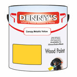 Denny's Wood Paint For Decking Colour- Canopy Metallic Yellow - Anti-Slip Weatherproof Durable