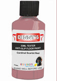 Denny's Floor Paint For Grip Coating Colour- Cardinal Scarlet Red - Anti-Slip Hardwearing Safe