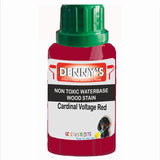 Denny's Stain Paint For Sheds Colour- Cardinal Voltage Red - Weatherproof Uv-Safe Nourish