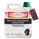 Denny's Stain Paint For Fences Colour- Cargo Brown - Weatherproof Uv-Safe Protect