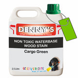 Denny's Stain Paint For Sheds Colour- Cargo Green - Weatherproof Uv-Safe Nourish