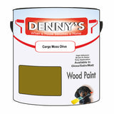 Denny's Wood Paint For Decking Colour- Cargo Moss Olive - Anti-Slip Weatherproof Durable